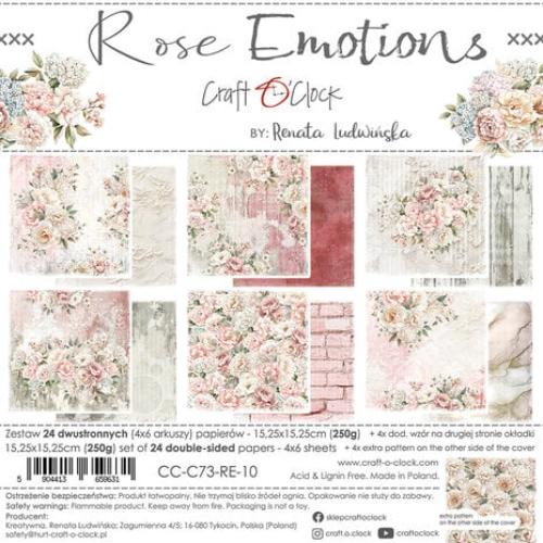 Craft O'Clock Rose Emotions 6x6 Inch Paper Set (CC-C73-RE-10)