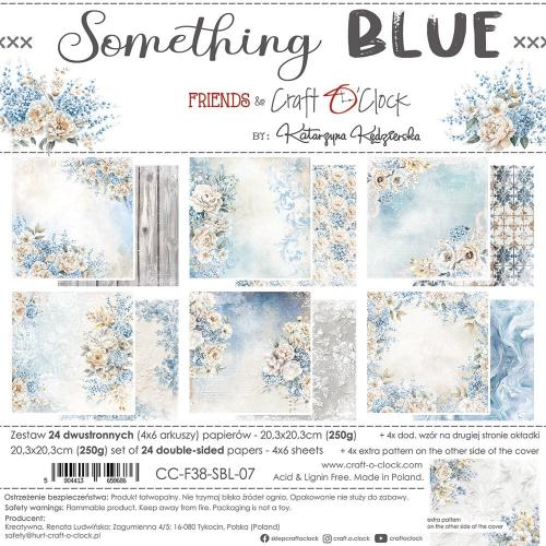 Craft O'Clock Something Blue 8x8 Inch Paper Set (CC-F38-SBL-07)