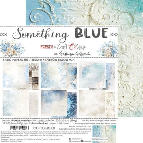 Craft O'Clock Something Blue 8x8 Inch Medium Papers Set (CC-F38-SBL-09)