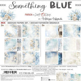 Craft O'Clock Something Blue 8x8 Inch Medium Papers Set (CC-F38-SBL-09)