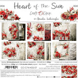 Craft O'Clock Heart of the Sun 8x8 Inch Paper Set (CC-C74-HOS-07)