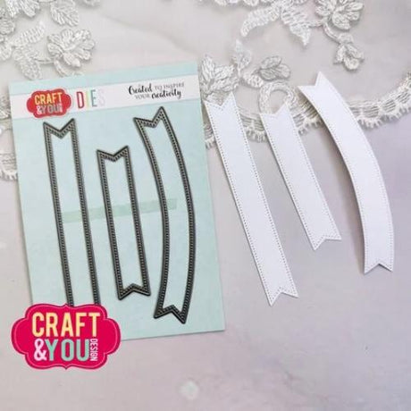 Craft & You Design Banners Set Dies (CW327)