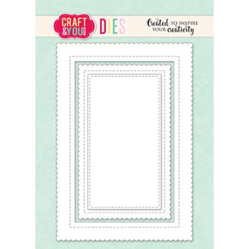 Craft & You Design Biscuit Photo Frame Set Dies (CW330)