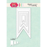 Craft & You Design Biscuit Pennants Set Dies (CW333)