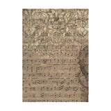 Stamperia Music A6 Rice Paper Backgrounds (8pcs) (DFSAK6033)