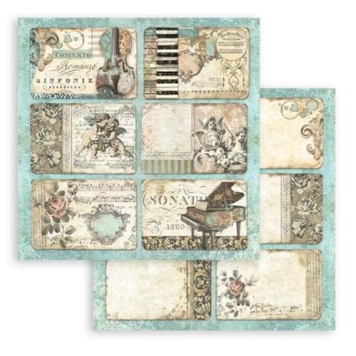 Stamperia Music 8x8 Inch Paper Pack (SBBS118)