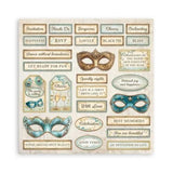 Stamperia Scrapbooking Pad 22 sheets cm 30,5x30,5 (12"x12") Single face - Masquerade SBBXLB20