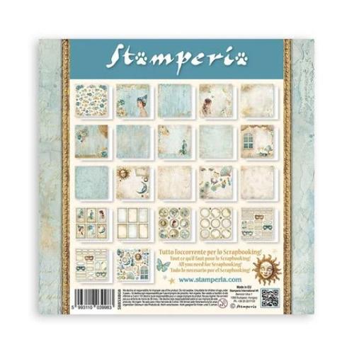 Stamperia Scrapbooking Pad 22 sheets cm 20,3X20,3 (8"X8") Single Face Masquerade SBBSXB08