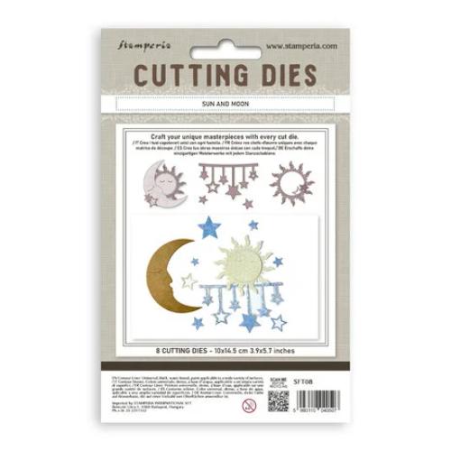 Stamperia Sun and Moon A6 Cutting Dies (SFT08)