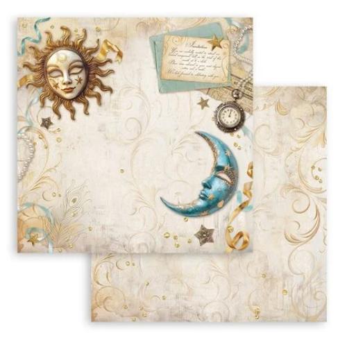 Stamperia Scrapbooking Pad 10 sheets cm 30,5x30,5 (12"x12") - Masquerade SBBL165