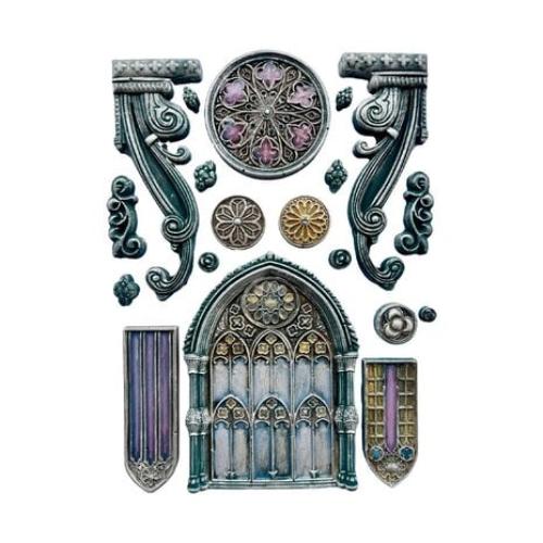 Stamperia Master of Magic A5 Silicon Mould Architecture Elements KACMA569