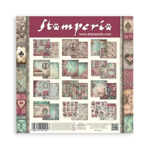 Stamperia Scrapbooking Pad 10 sheets cm 30,5x30,5 (12"x12") - Master of Magic SBBL166