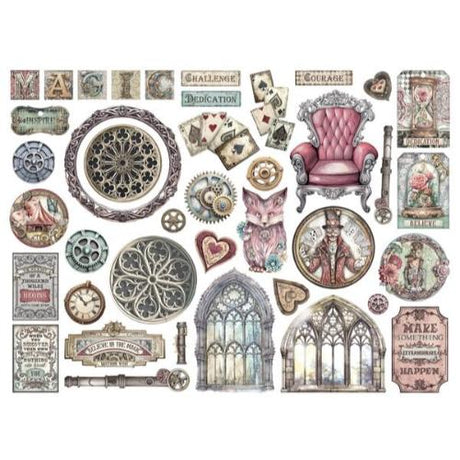 Stamperia Die cuts assorted - Master of Magic DFLDC112