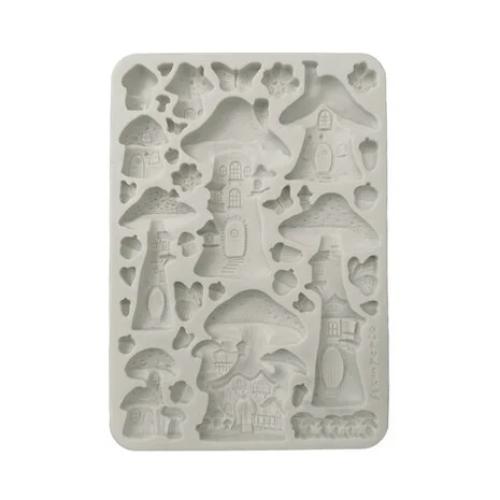 Stamperia Silicon mould A5 - Hidden Grove mushroom house KACMA574