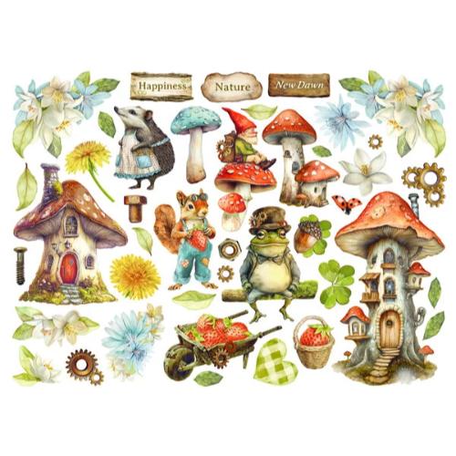 Stamperia Die cuts assorted - Hidden Grove DFLDC113