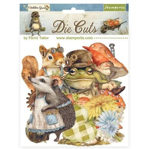 Stamperia Die cuts assorted - Hidden Grove DFLDC113