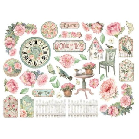 Stamperia Die cuts assorted - House of Roses DFLDC114