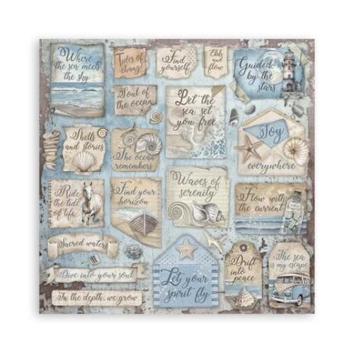 Stamperia Silent Sea 8x8 Inch Paper Pack (SBBS125)