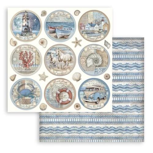 Stamperia Silent Sea 8x8 Inch Paper Pack (SBBS125)