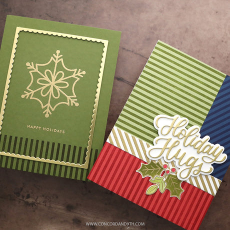 Concord & 9th KW XL Basic Stripes Background Stamp (6 x 8)
