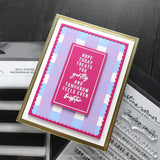 Concord & 9th KW Bold Stripes Background Stamp (6 x 6)