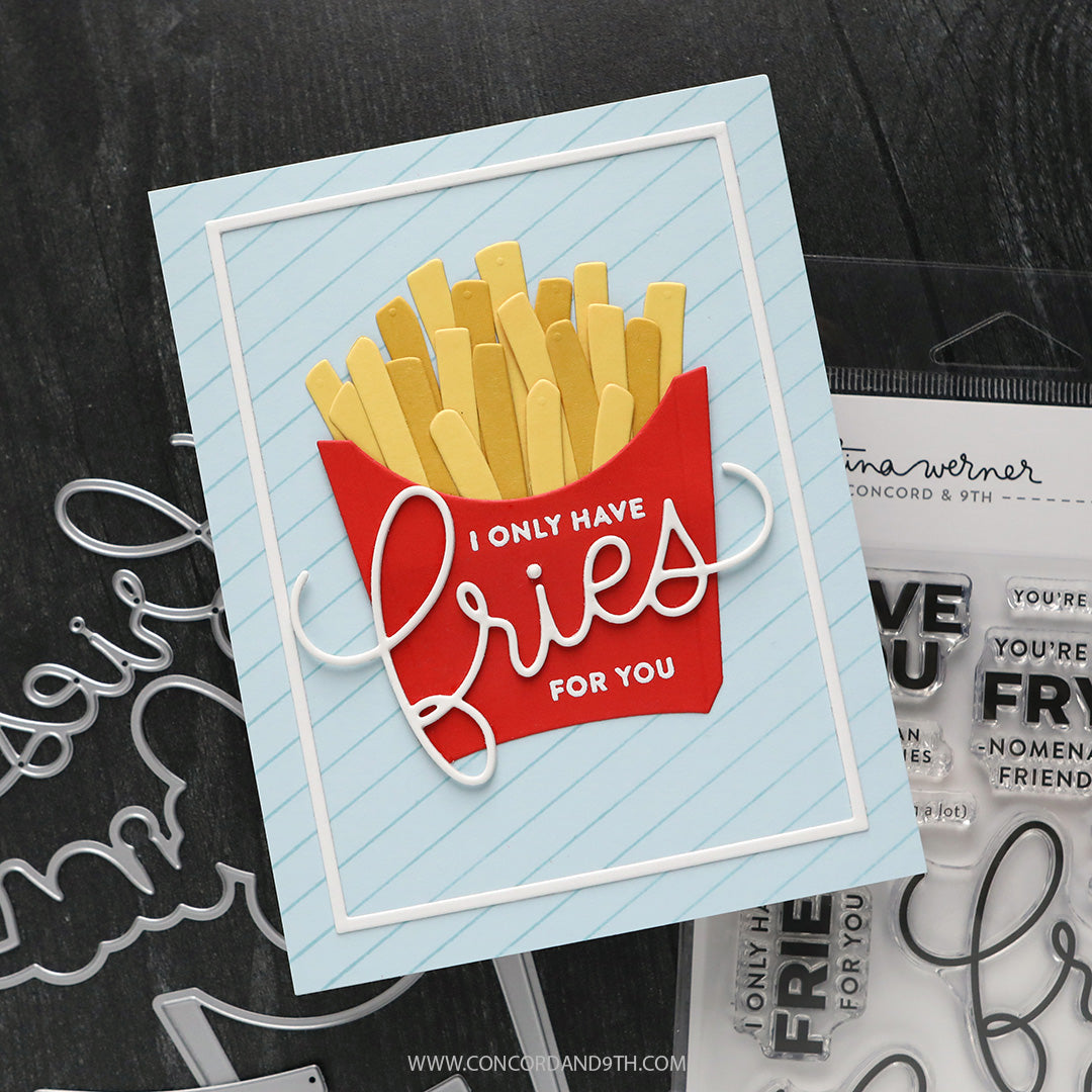Concord & 9th KW So Fry-tastic Stamp Set (4 x 6) / Die Bundle