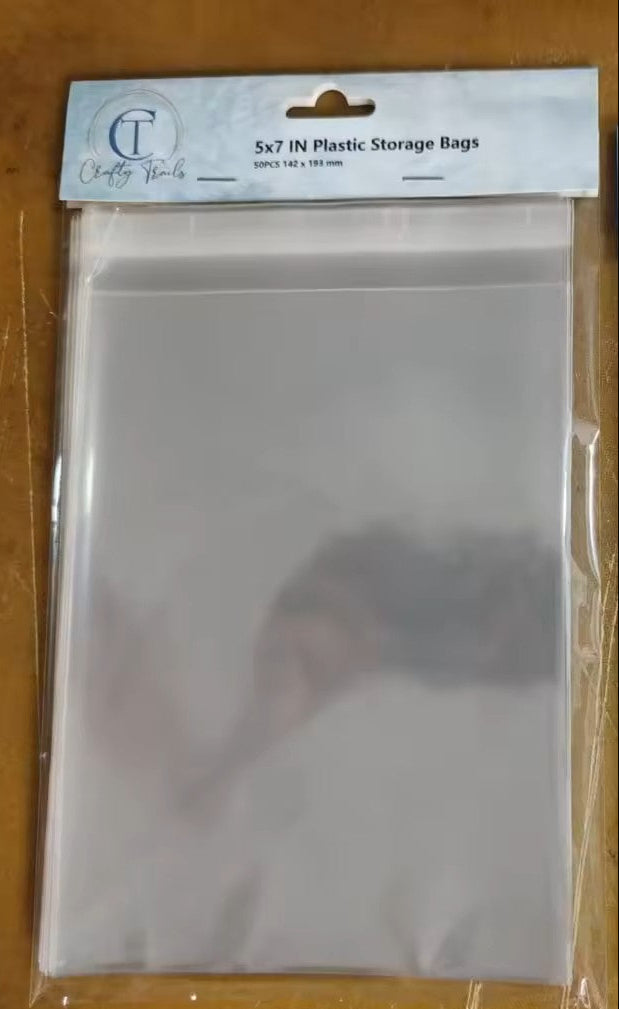 Crafty Trails Bag - 5 x 7in self sealing (50pk)