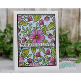 Gina K Design STAMPS- Blossoms in Bloom