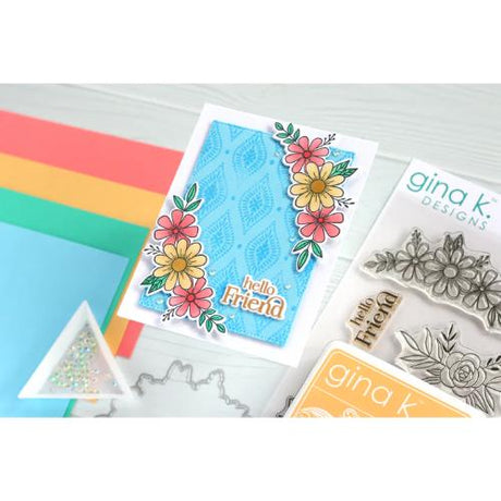 Gina K Designs STENCIL- Spring Clusters