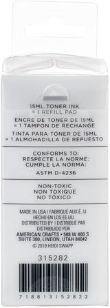 Heidi Swapp Minc Toner Stamping Stamp Ink 2oz