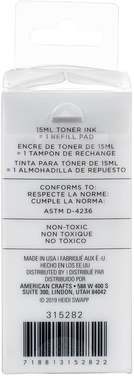 Heidi Swapp Minc Toner Stamping Stamp Ink 2oz