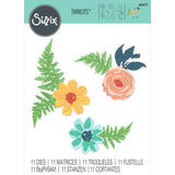 Sizzix Thinlits Dies 11/Pkg Flowers & Ferns