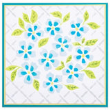 Sizzix Layered Stencils By Eileen Hull 4/Pkg Watercolor Flowers & Lattice