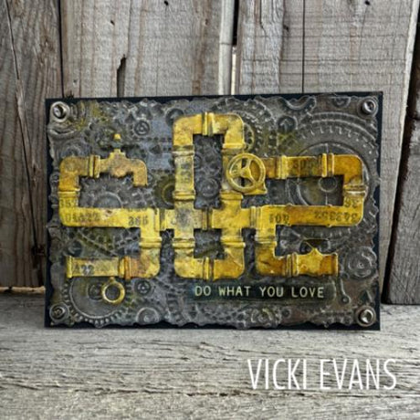 Sizzix Multi-Level Textured Impressions by Tim Holtz Vault Gears (666866)