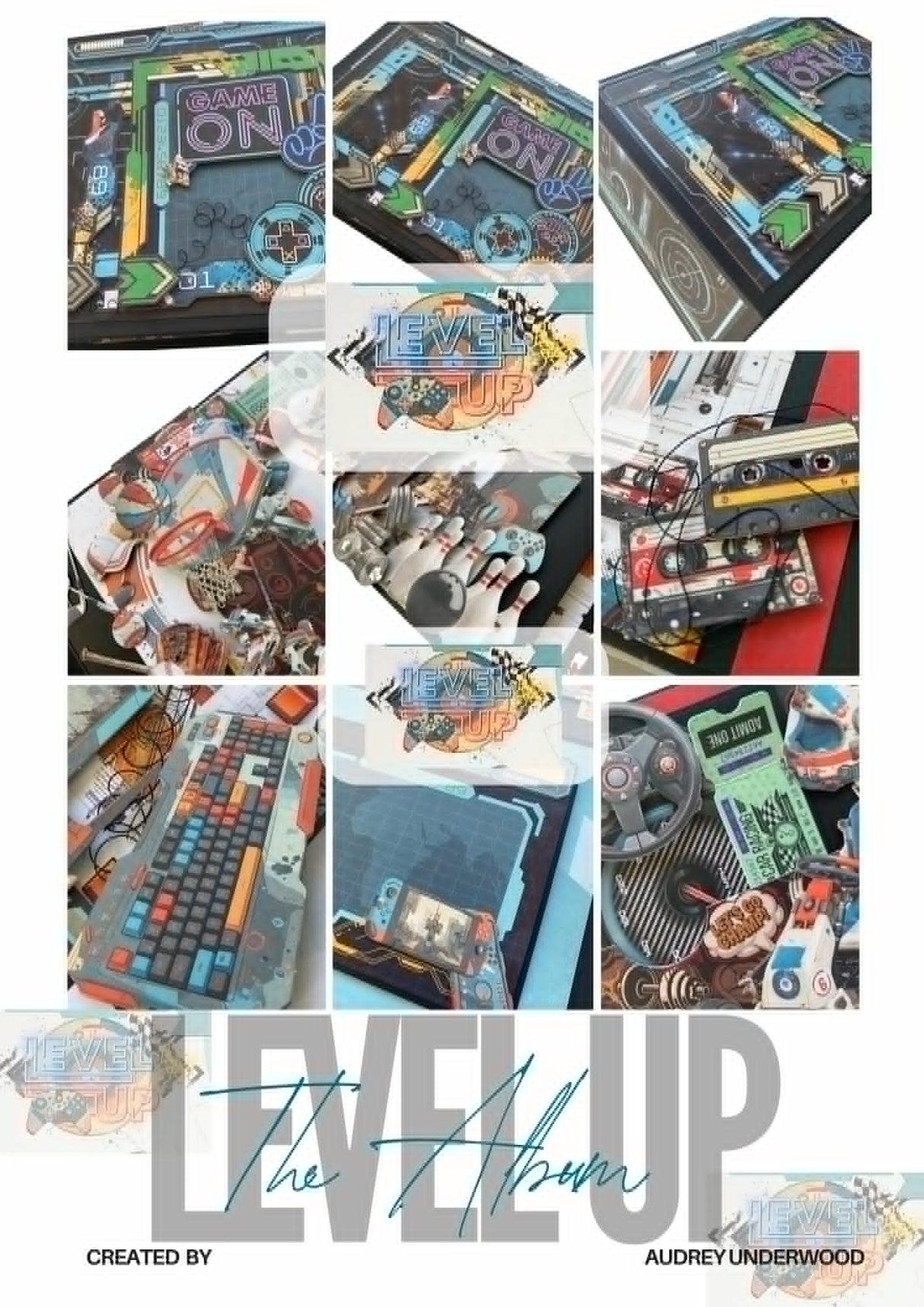 49 and Market Level Up Album Album kit By Audrey Underwood