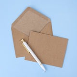 Colorbok A2 Cards W/Envelopes (4.375"X5.75") 50/Pkg Kraft