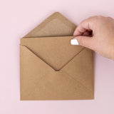 Colorbok A2 Cards W/Envelopes (4.375"X5.75") 50/Pkg Kraft