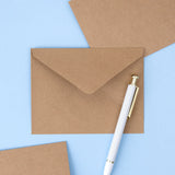 Colorbok A2 Cards W/Envelopes (4.375"X5.75") 50/Pkg Kraft