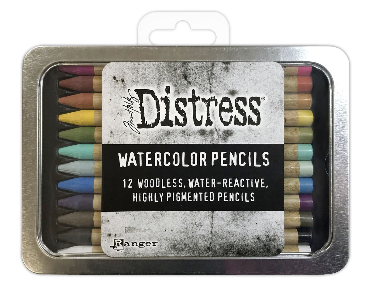 Tim Holtz Distress Watercolor Pencil 12/Pkg SET 1
