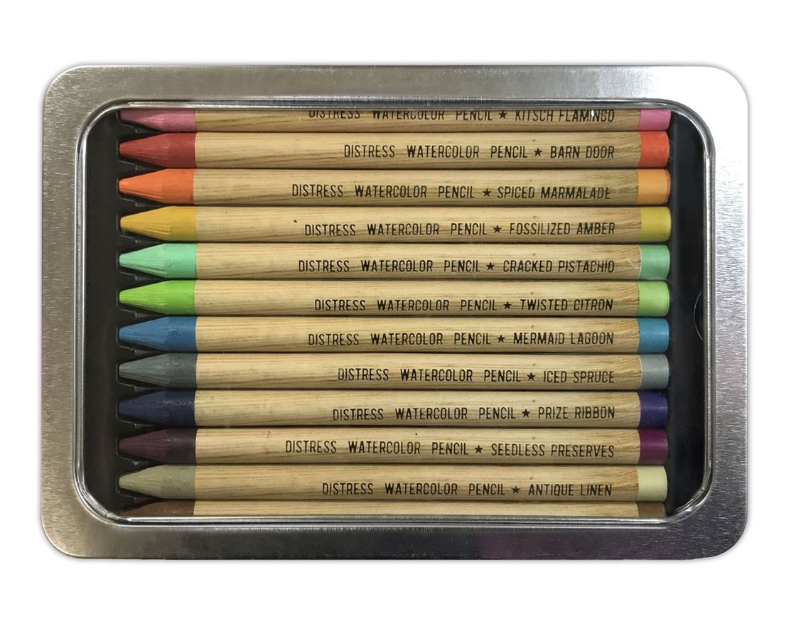 Tim Holtz Distress Watercolor Pencil 12/Pkg SET 2