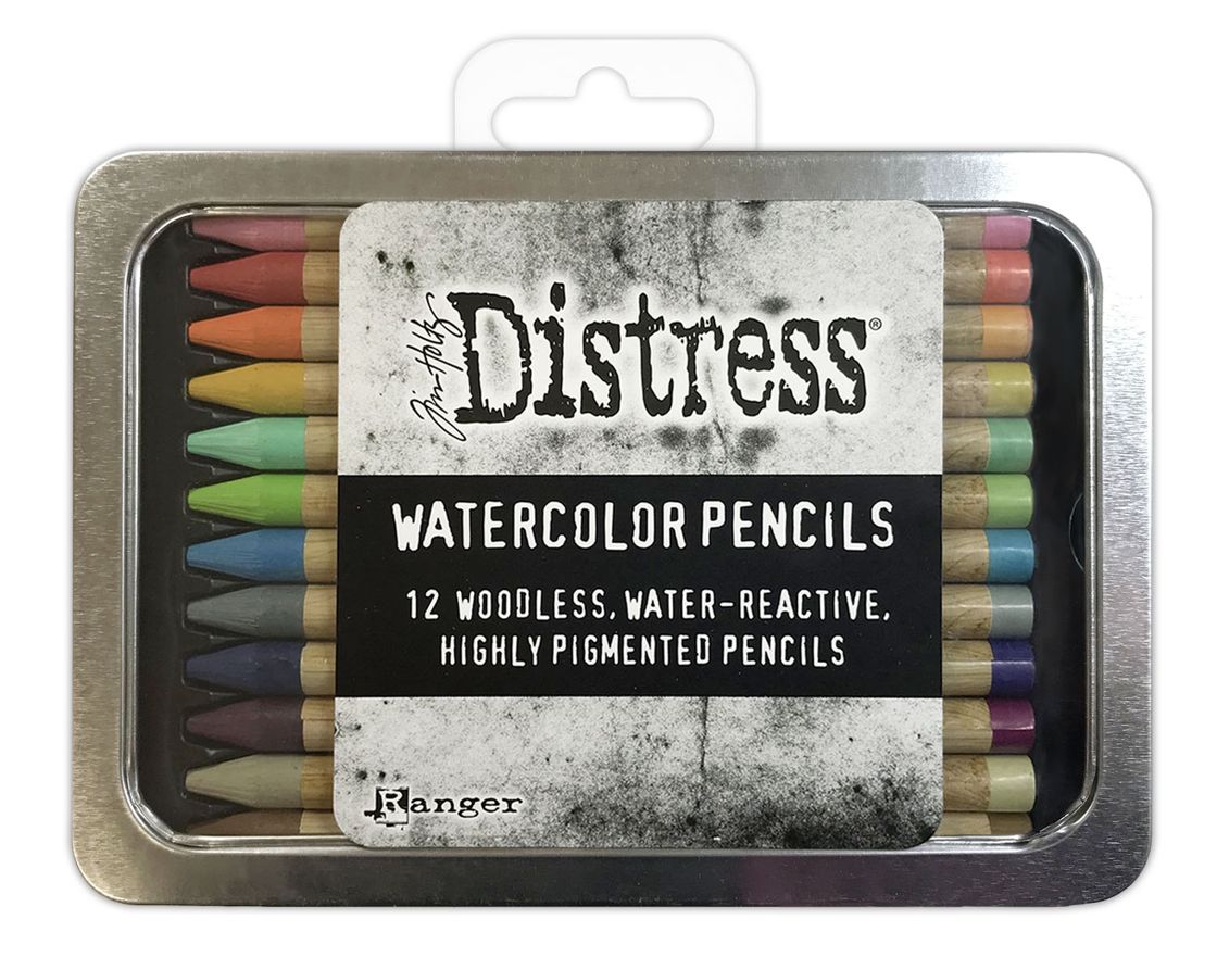 Tim Holtz Distress Watercolor Pencil 12/Pkg SET 2