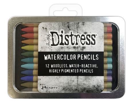 Tim Holtz Distress Watercolor Pencil 12/Pkg SET 3