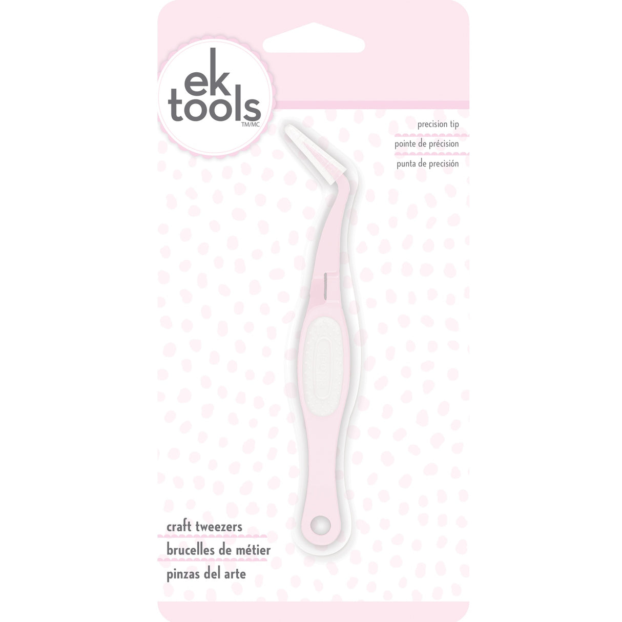 EK Success Craft Tweezers Pink