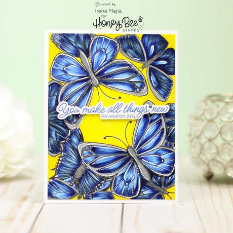 Honey Bee Stamps All Things New - 6x8 Clear Stamp Set & Die Bundle