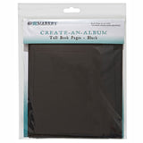49 And Market Create-An-Album Tall Book Pages Black