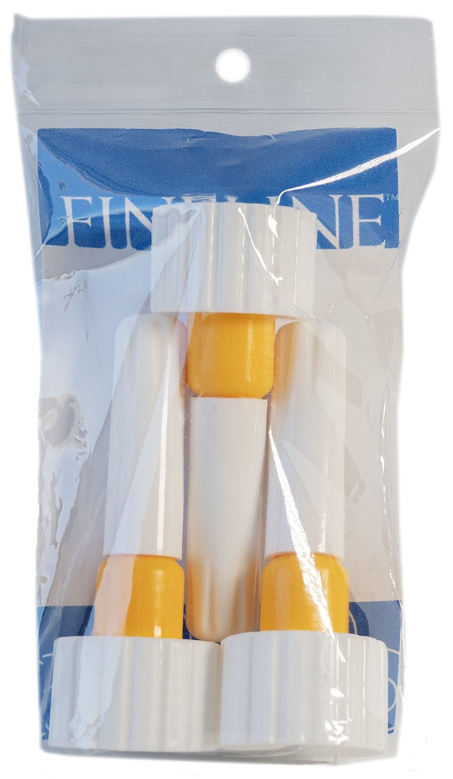 Fineline 18 Gauge 1" Applicator Tip 3/Pkg 24/410 Yellow Band