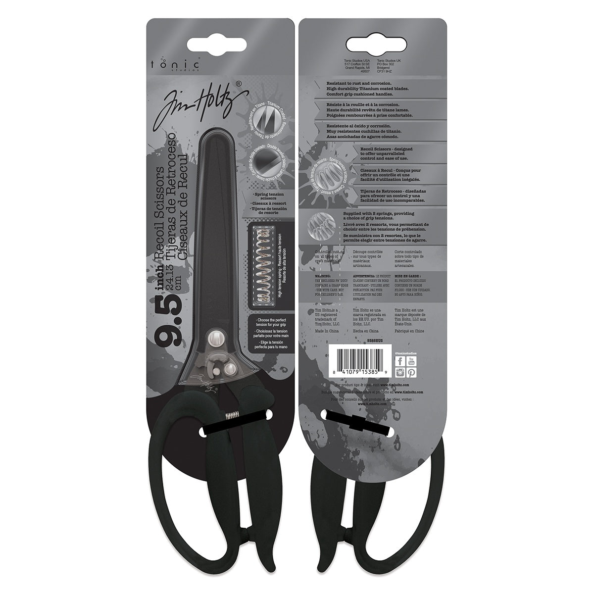 Tim Holtz Recoil Scissors 9.5"