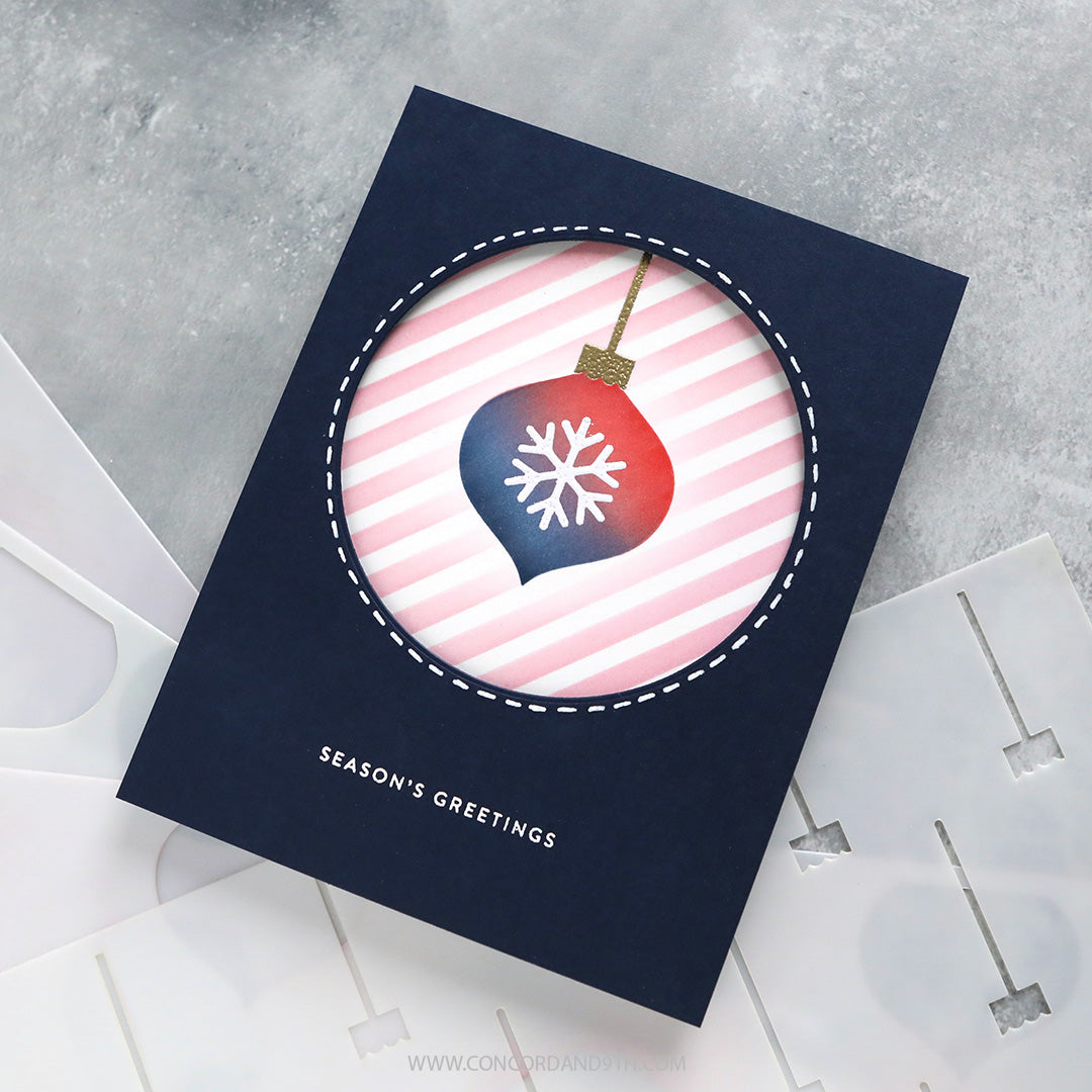 Concord & 9th Kristina Werner Ornaments Stencil Pack (6 qty; 6 x 9)