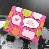 Concord & 9th KW Just Talking Stamp Set (6 x 8) / Die Bundle