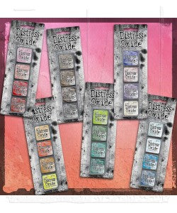 Tim Holtz Distress Mini Oxide Ink Pads kit 7,8,9,10,11,12 Bundle 4/pkg postage as per actual